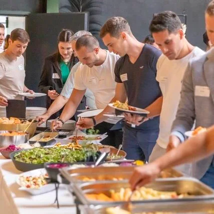 health_congress catering buffet